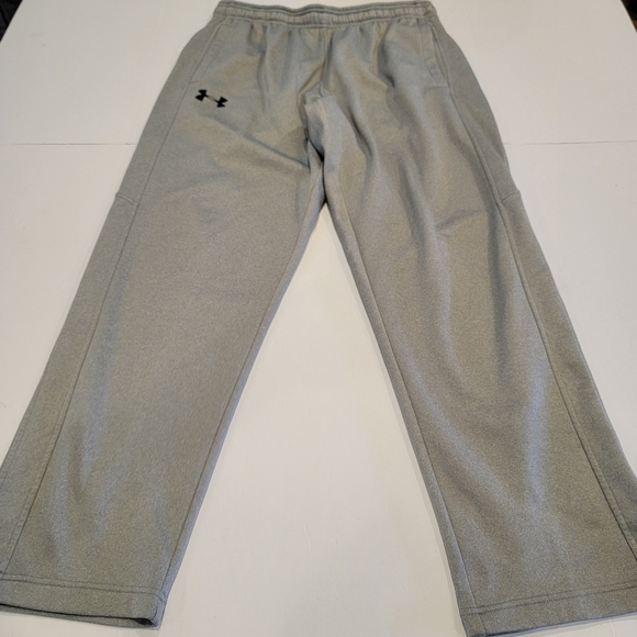 Under Armour Men's Warm Fleece Pants Light Heather Gray Size Large - Picture 3 of 15